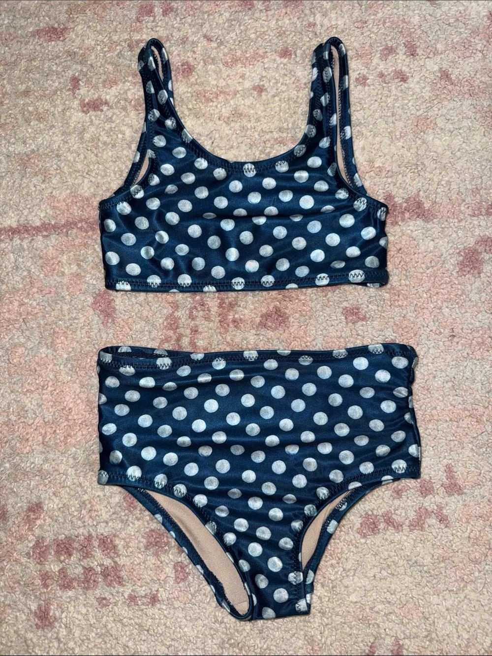 Tea Collection High Waisted Polka Dot Bikini - Size 4